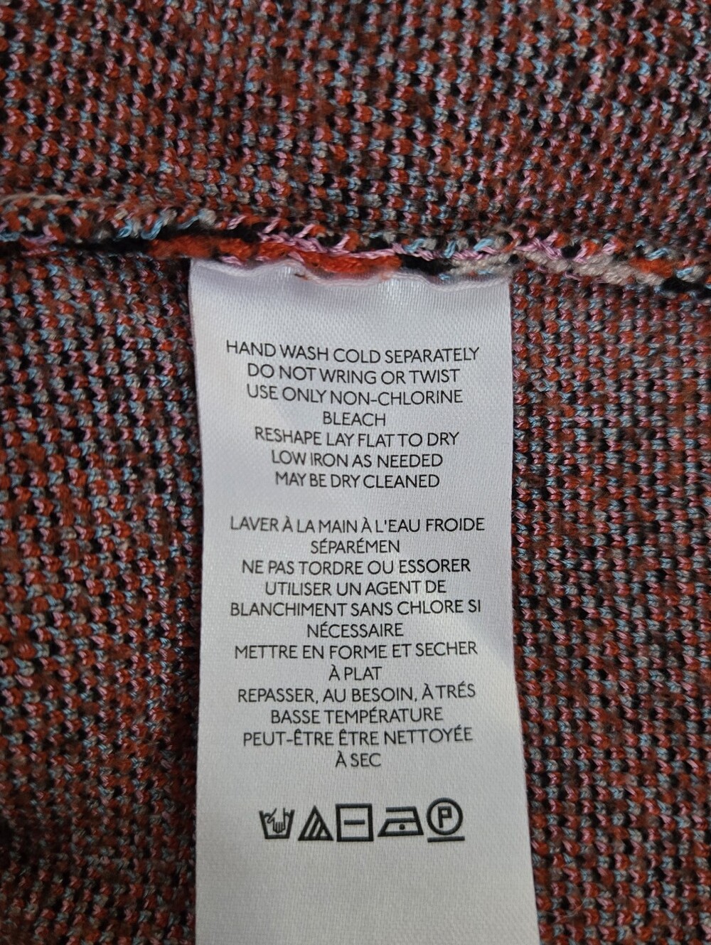 MAEVE Women Size XL Mock Neck L/Sl Heavy Winter Sweater, Abstract Print - Picture 11 of 12